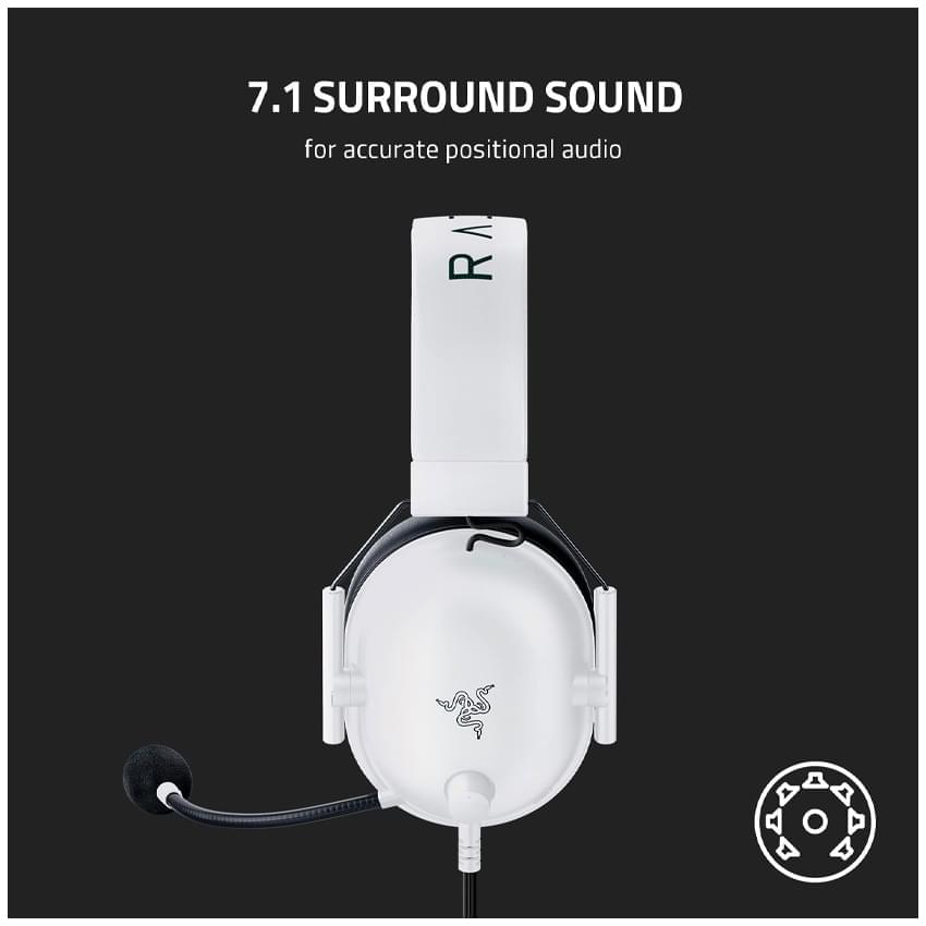 Auricular Razer Blackshark V2 X White